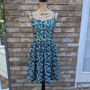 ⭐ Beautiful Lauren Conrad Flower Print Dress Size 8